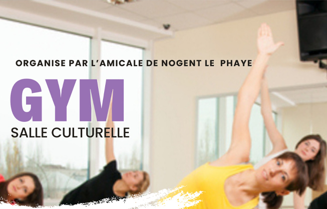 Reprise des Cours de Gym, lundi 9 septembre