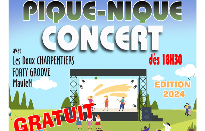 Concert - Pique Nique du 13 juillet