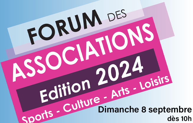 Forum des associations, dimanche 8 septembre