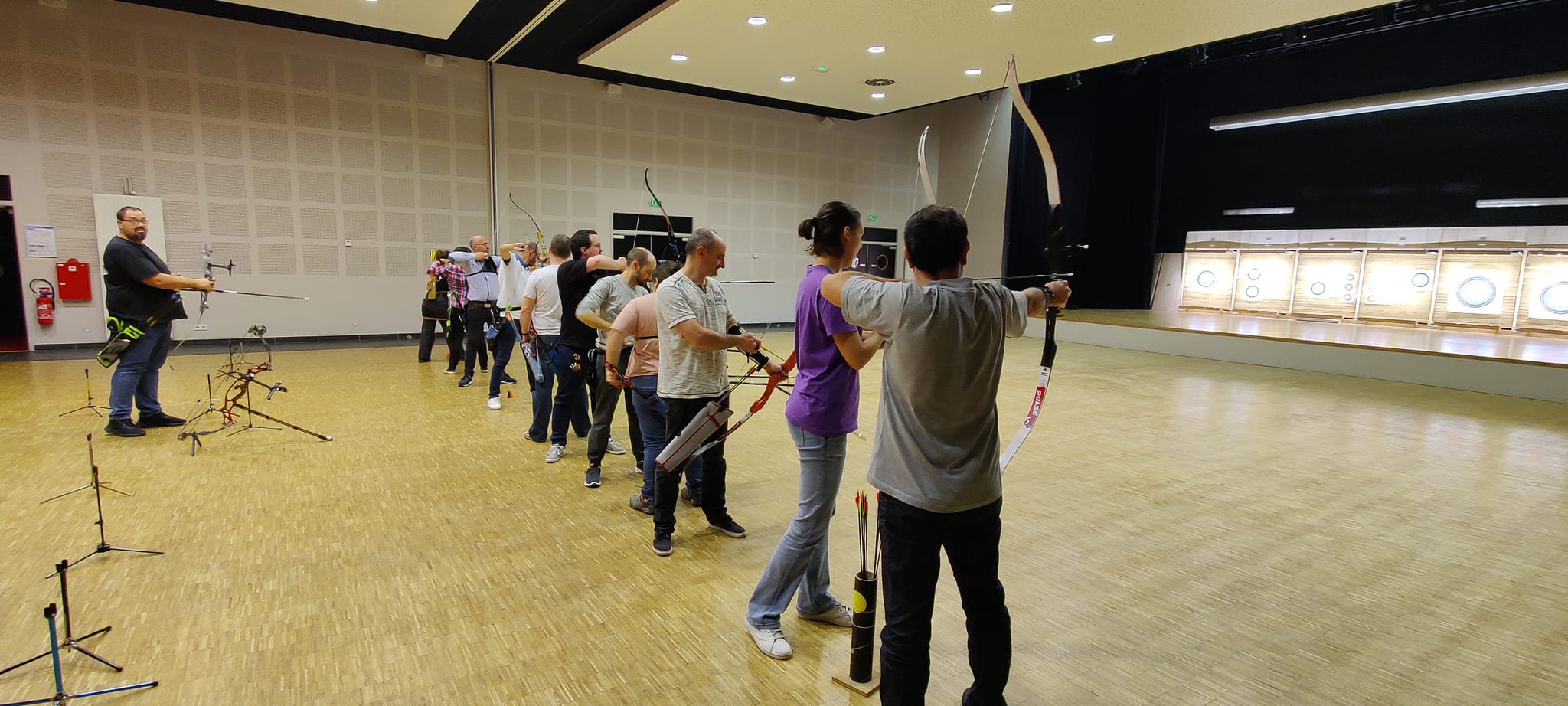 Tir à l'arc en salle