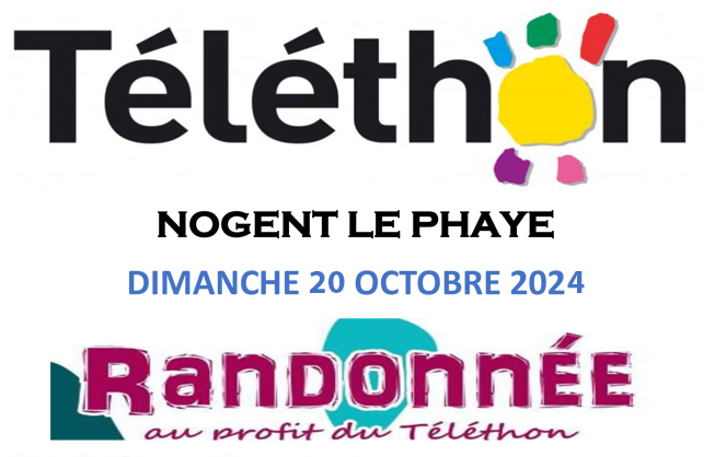 Randonnée pour le Téléthon, dimanche 20 octobre